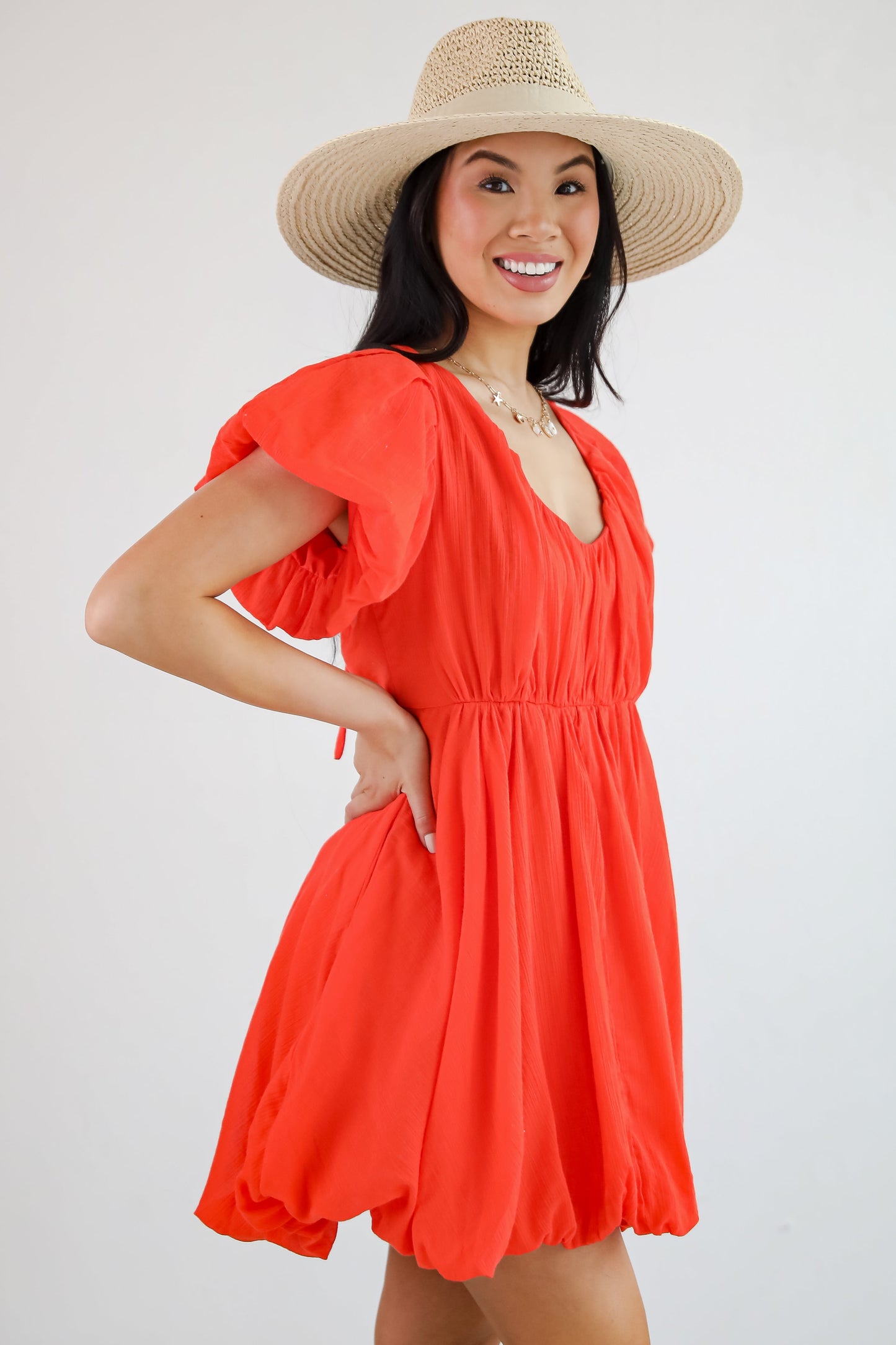 FINAL SALE - All The Charm Babydoll Mini Dress