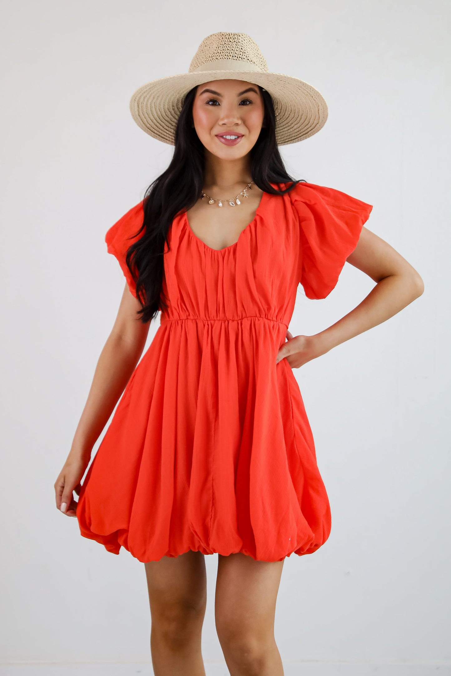FINAL SALE - All The Charm Babydoll Mini Dress