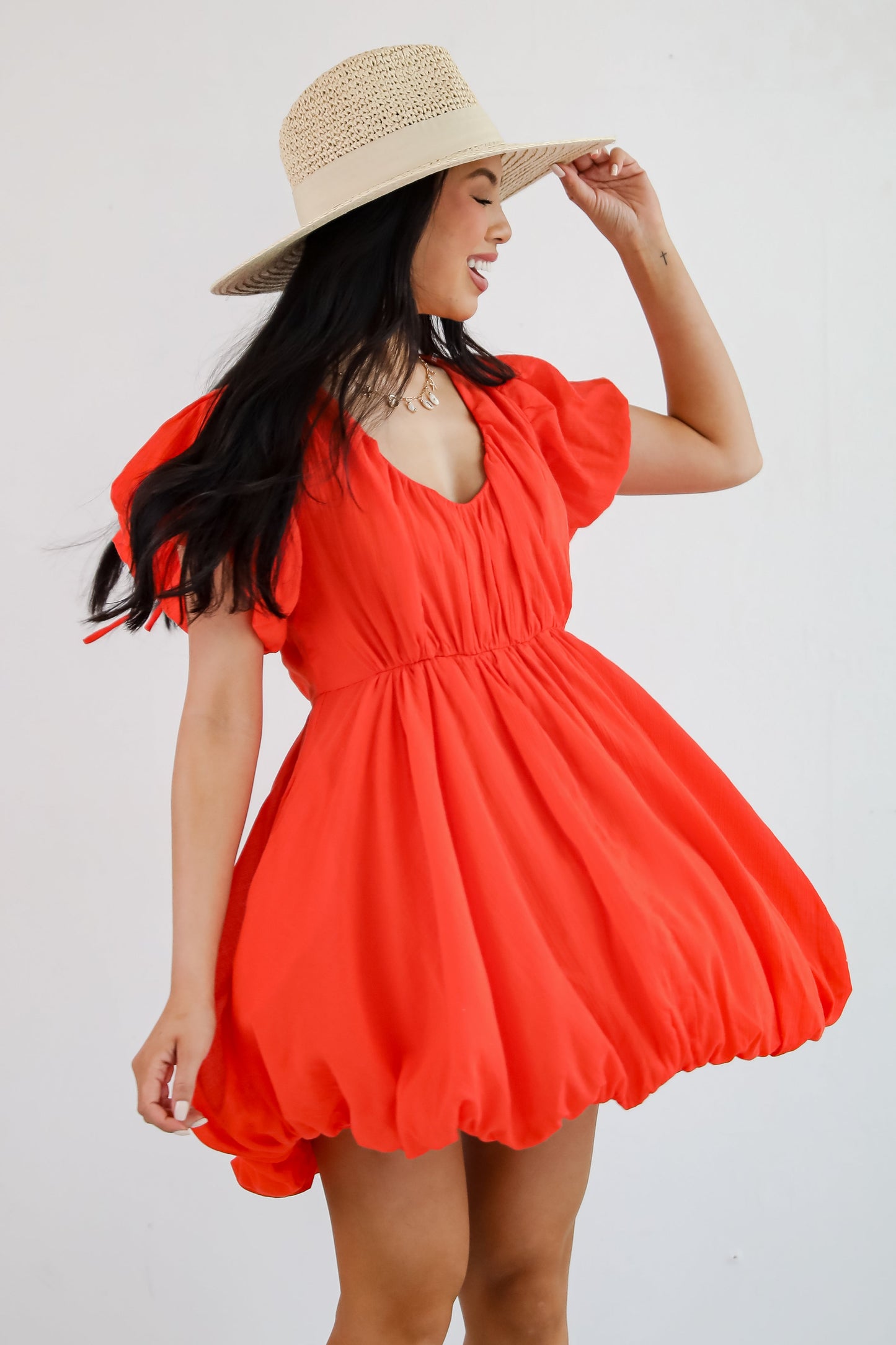 FINAL SALE - All The Charm Babydoll Mini Dress