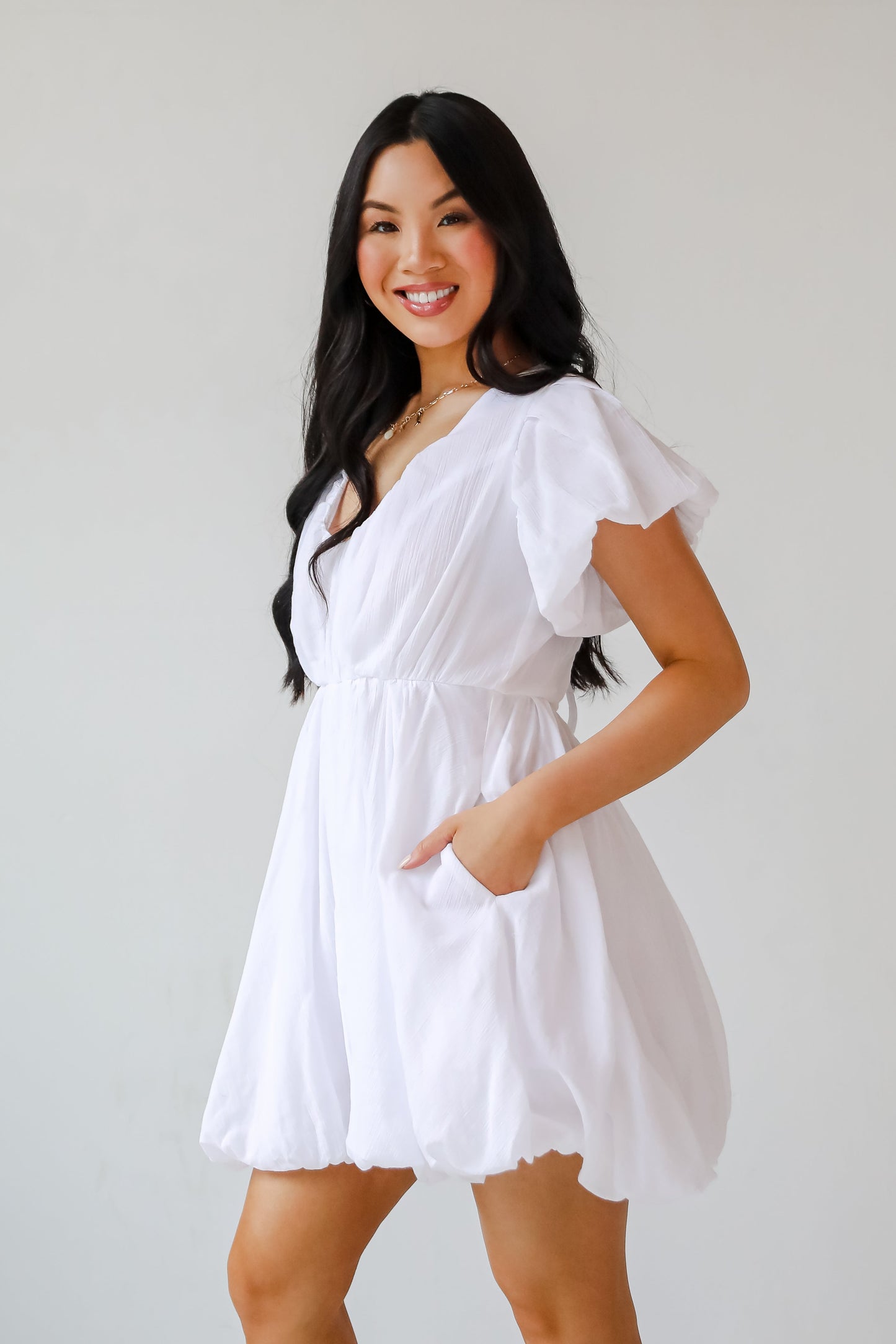 FINAL SALE - All The Charm Babydoll Mini Dress